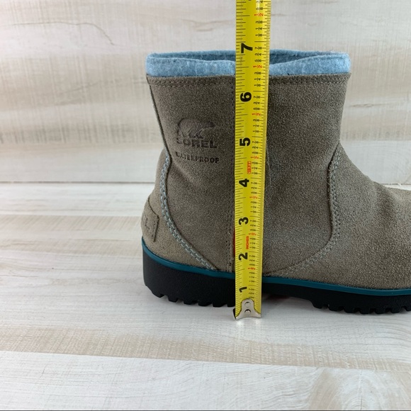 Sorel Taupe Waterproof Ankle Boots - Picture 8 of 12